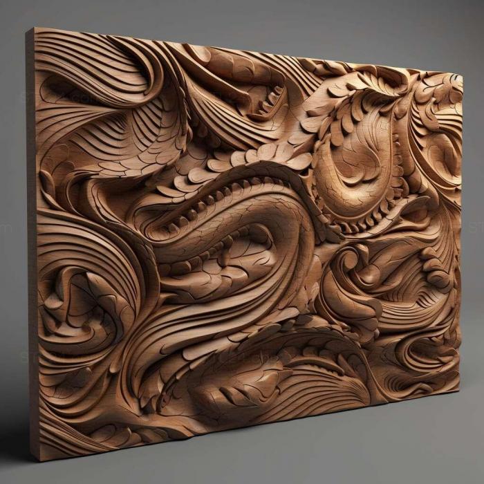Patterns and decorations (stl point 4, PATTERN_2732) 3D models for cnc